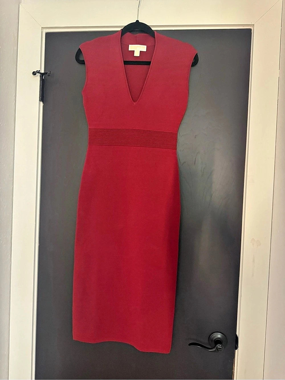 Michael Michael Kors Women's Sleeveless Midi Dress Red Small Like New